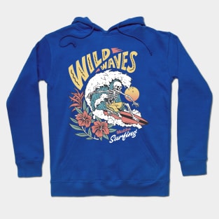 Wild waves Hoodie